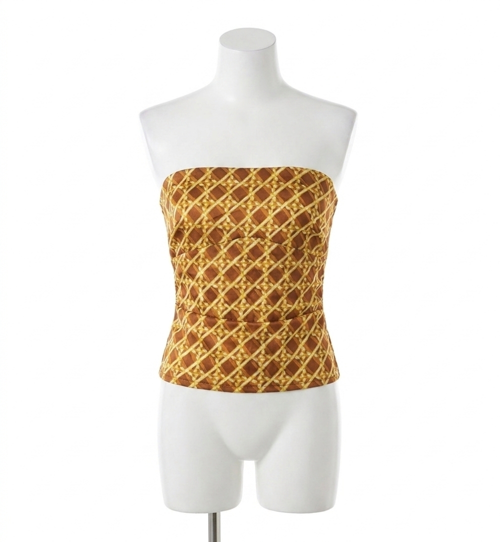 NEW FAVORITE DAUGHTER colette top in saddle weave